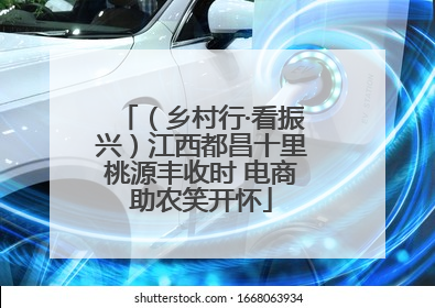 （乡村行·看振兴）江西都昌十里桃源丰收时 电商助农笑开怀