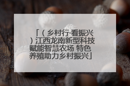 （乡村行·看振兴）江西龙南新型科技赋能智慧农场 特色养殖助力乡村振兴