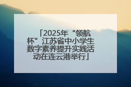 2025年“领航杯”江苏省中小学生数字素养提升实践活动在连云港举行