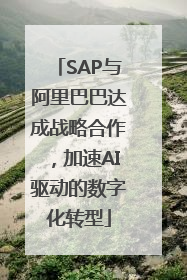 SAP与阿里巴巴达成战略合作，加速AI驱动的数字化转型